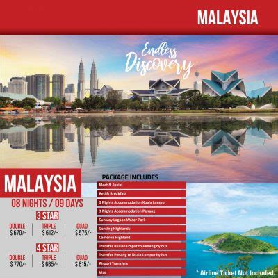 Malaysia package conducted on sep 07 onwards. Malaysia Tour Package - Travel Mate