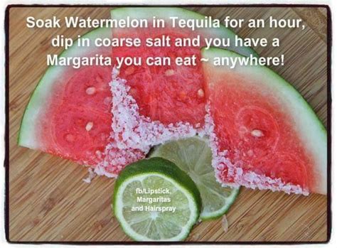 Margarita You Can Eat Watermelon Margarita Tequila Soaked Watermelon