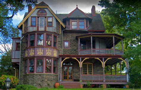 Magnificent Stone Victorian Era Built House In Philadelphia Pa This