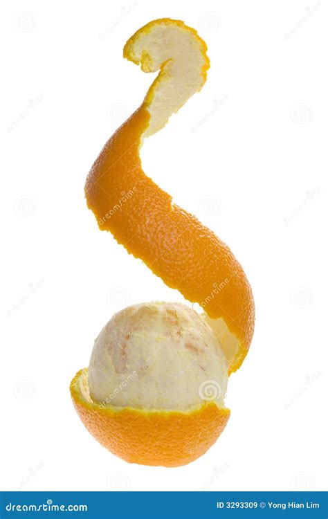 Half Peeled Orange Stock Image Image Of Nutrition Peeled 3293309