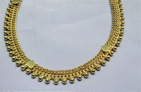 22 K Solid Gold Anklet Ankle Chain 11139 Etsy