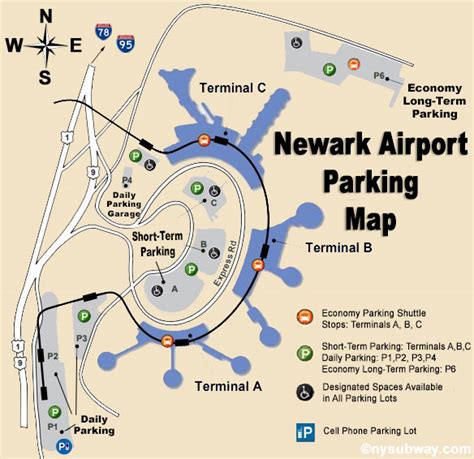 Newark Airport Parking Map Verjaardag Vrouw 2020