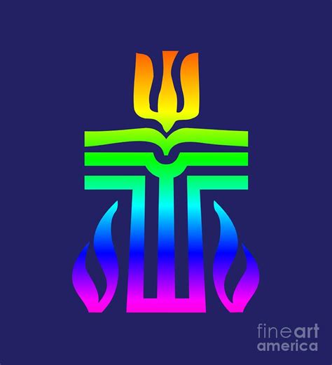Rainbow Presbyterian Symbol Digital Art By Frederick Holiday Fine Art