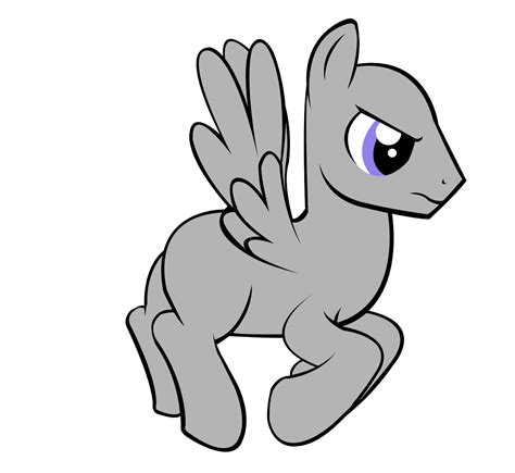 Mlp Pegasus Poses Base Pegasus Mlp Pony Happy Jumping Drawing Blank