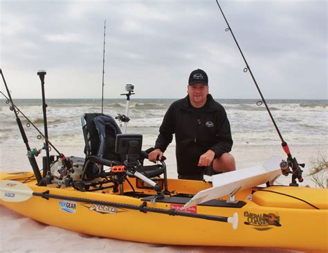 Barrett Rigged His Hobie Kayak With Yak Gear And Railblaza Products For His Beyond The Breakers