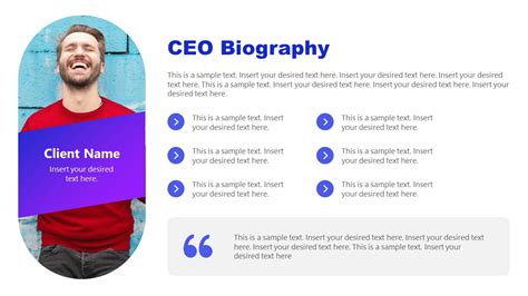 Biography Powerpoint Template