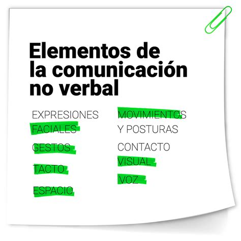 Comunicación no verbal elementos y características Agencia comma