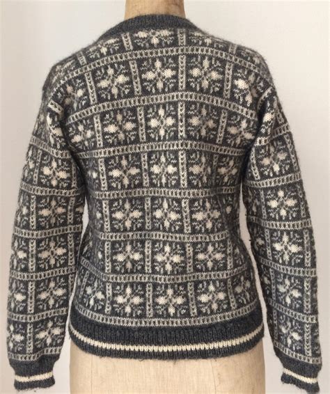 Vintage Cardigan Dale Of Norway Wool Vest Norwegian Cardigan