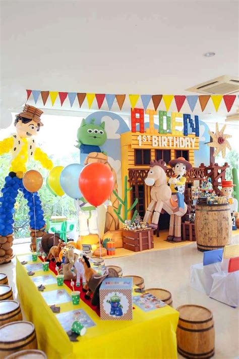 Karas Party Ideas Colorful Toy Story Birthday Party Karas Party Ideas