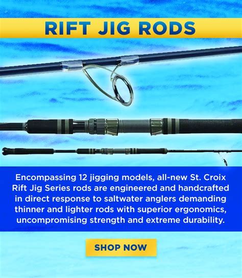Tackle Direct In Stock St Croix Rift Jig Salt Rods Milled