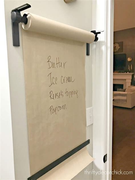 Easy And Inexpensive Diy Butcher Paper Roll Holder For The Kitchen