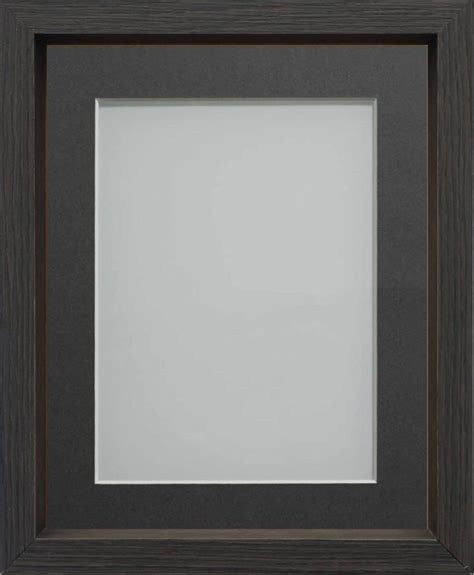 Sinclair Black 24x16 Frame With Grey Mount Cut For Image Size