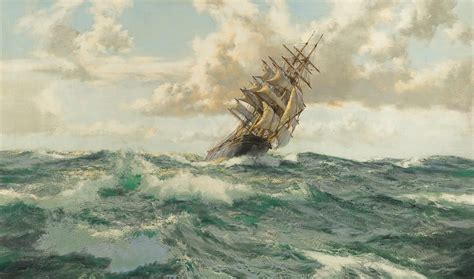 Stormy Days By Montague Dawson Rembrandt Montague Dawson Marine