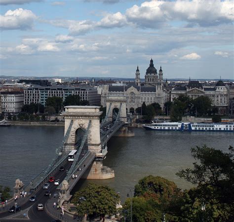 St Stephens Chain Bridge Budapest Hungary Artorusrex Flickr