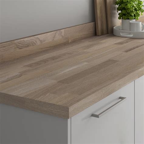 Howdens M X Mm Authentic Oak Block Effect Laminate Upstand Howdens