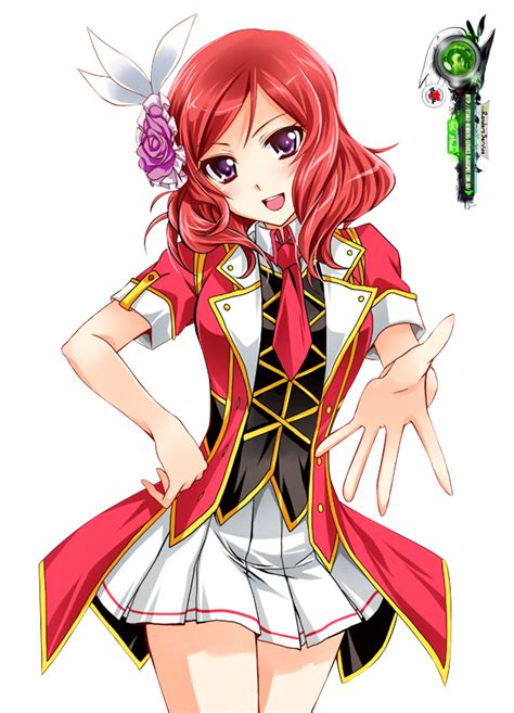 Love Livenishikino Maki Cute Red Idol Render Ors Anime