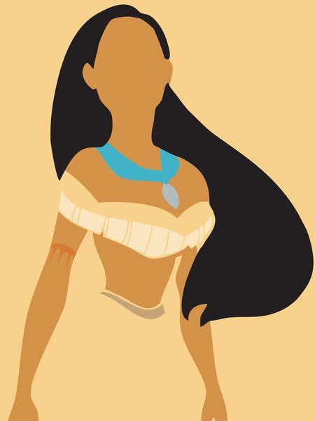 Pocahontas Minimalist Art Print By Adrian Mentus Society6 Disney