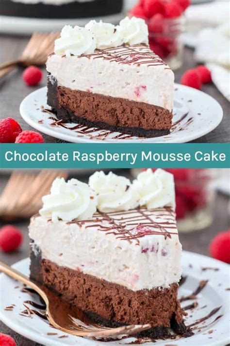 For this recipe you will need a 20cm/8in round springform cake tin. No-Bake Raspberry Chocolate Mousse Cake | Recipe ...