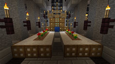 Modern Cathdral With Graveyard And Good Altar Minecraft Map