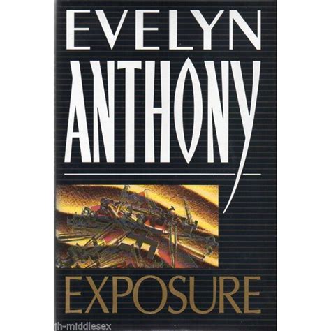 Evelyn Anthony Exposure Hardback Book Signed Genuine And