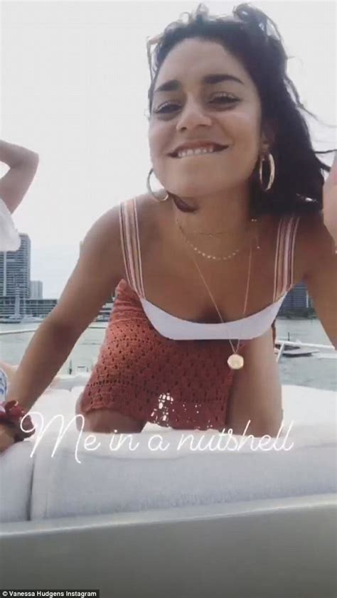 Vanessa Hudgens Has Fun On A Yacht With Her Pals During Miami Vacation