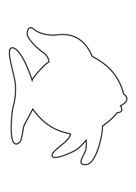 6 Fish Outline Coloring Page Fish Outline Coloring Page Fish Outline Colouring Pages Page 2 w ...
