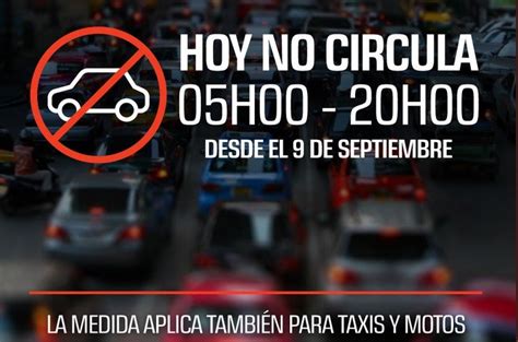 Hoy circula es la app que te mantiene informado acerca del plan de restricción y regulación de circulación vehicular del municipio quito. Horario del Hoy No Circula en Quito (ex Pico y Placa ...