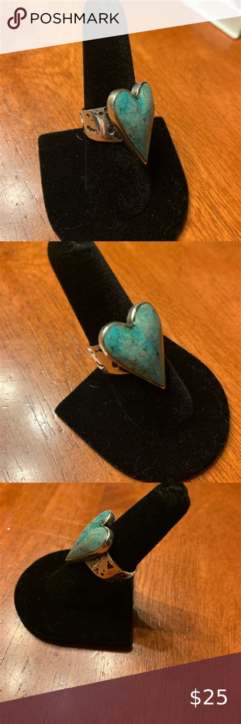 Turquoise Heart Ring Turquoise Heart Ring Turquoise Heart