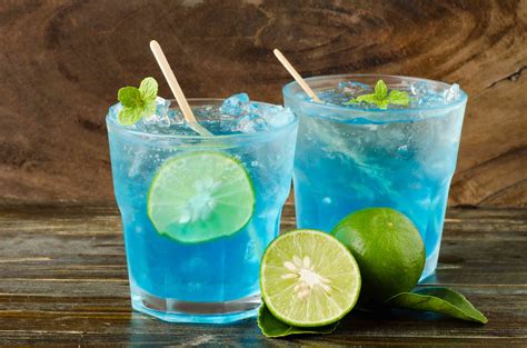 Beautiful Blue Cocktails