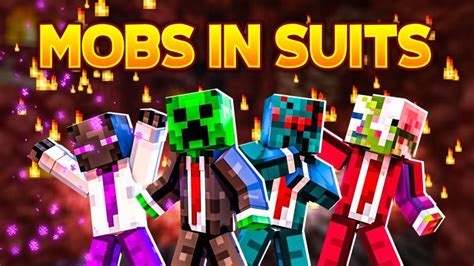 Mobs In Suits By Podcrash Minecraft Skin Pack Minecraft Marketplace
