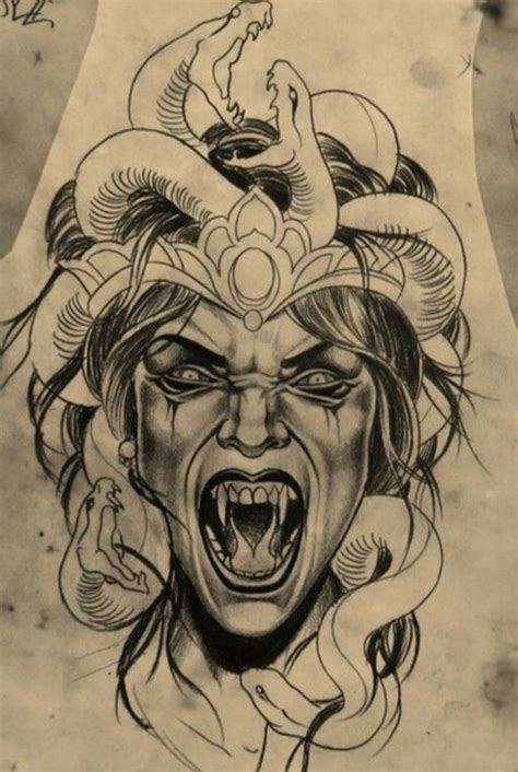 Twisted Horror Medusa Tattoo Medusa Tattoo Design Mythology Tattoos