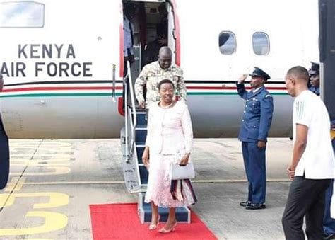 Dp Ruto Lands In Mombasa Aboard Kenya Air Force Plane