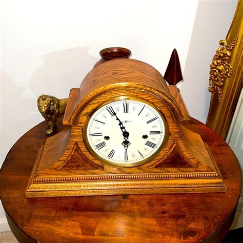 Howard Miller Wall Decor Howard Miller Worthington Mantle Clock Oak