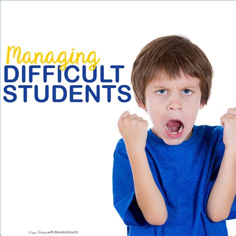 How to Manage Difficult Students in Your Classroom