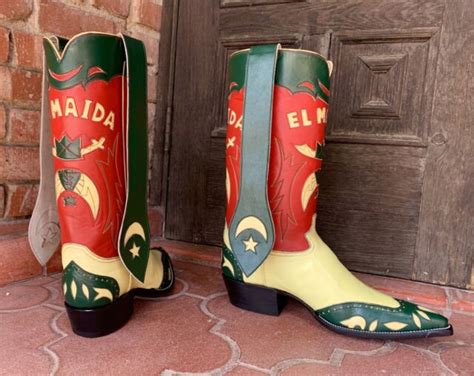 Top Gun Cowboy Boots Mens Size 13d Tom Cruise Maverick By Rancho Loco