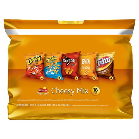 Frito Lay Cheesy Mix Variety Pack Chips - Shop Chips at H-E-B