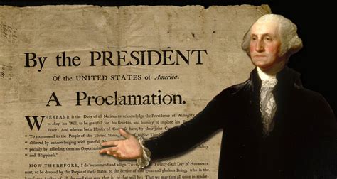 George Washingtons Thanksgiving Proclamation From 1789
