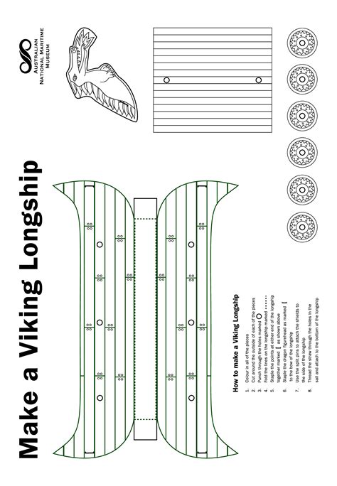 Printable Viking Longboat Template Ks2 Printable Templates