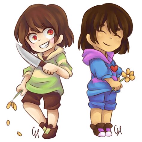Frisk And Chara Undertale By Cairolingh On Deviantart