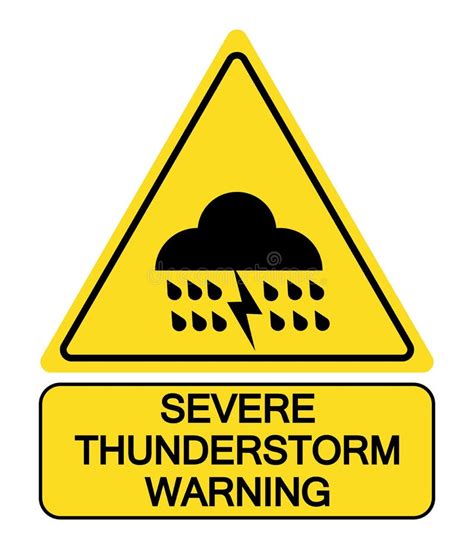 Severe Thunderstorm Icon Stock Illustrations 114 Severe Thunderstorm