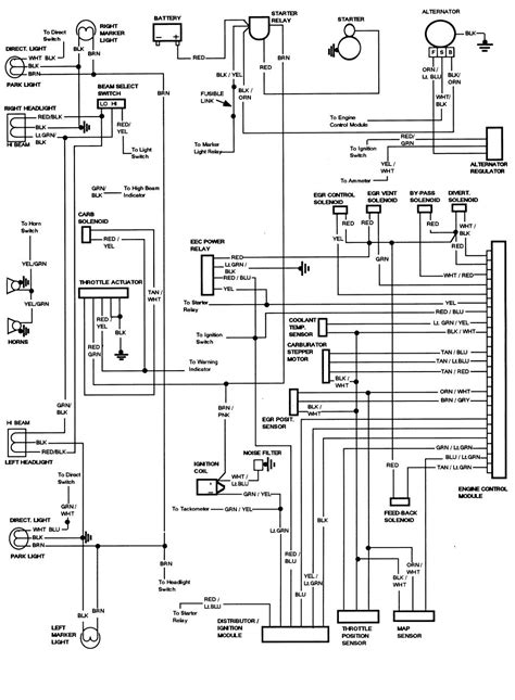 Diagram 1989 Ford Bronco Electrical Diagrams Mydiagramonline