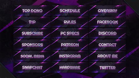 Glimmer Pink Animated Twitch Overlay Package Hexeum