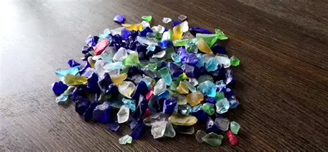Blue Sea Glass Stone Buy Glass Stone Crystal Glass Beadblue Sea