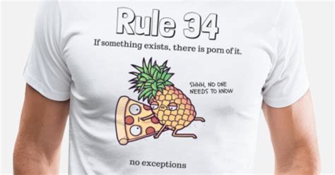 Rule 34 Mens Premium T Shirt Spreadshirt