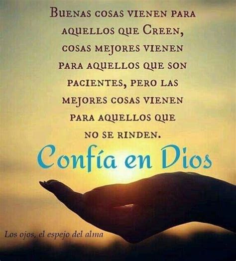 Confíanza En Dios Spanish Inspirational Quotes Inspirational Prayers