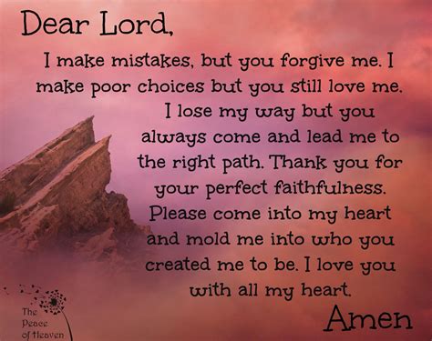 God Forgive Me Prayer