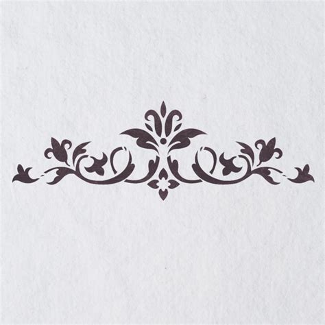 Wall Stencils Border Stencil Pattern 072 Reusable Template For Diy Wall