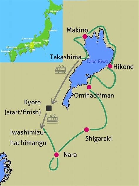 Lake Biwa Map Maps Jcmu Hikone Shiga Ken Kimani S Travels Map Of