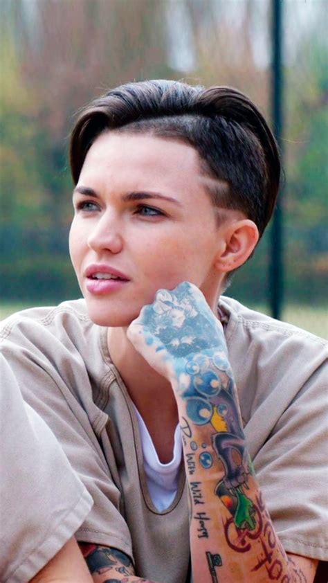 Fine Beautiful Ruby Rose Hairstyle Orange Is The New Black