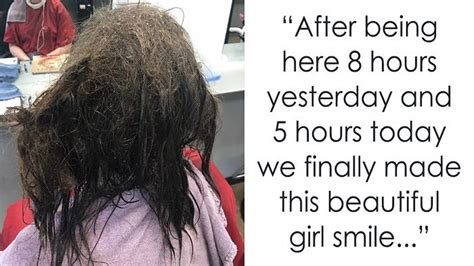 Hair Stylist Refuses To Shave Depressed Girlss Matted Hair Gives Her Makeover Of A Lifetime